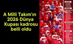 A Milli Takım'ın 2026 Dünya Kupası kadrosu belli oldu