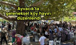 Ayvacık’ta geleneksel köy hayırı düzenlendi