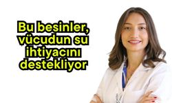 Bu besinler, vücudun su ihtiyacını destekliyor