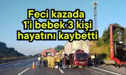 Feci kazada 1'i bebek 3 kişi hayatını kaybetti (Video)