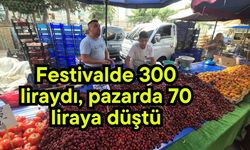 Festivalde 300 liraydı, pazarda 70 liraya düştü