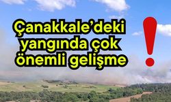 Çanakkale’deki yangında çok önemli gelişme!