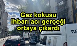 Gaz kokusu ihbarı acı gerçeği ortaya çıkardı (Video)