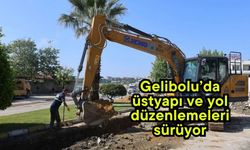 Gelibolu’da üstyapı ve yol düzenlemeleri sürüyor