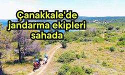Çanakkale'de jandarma ekipleri sahada