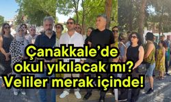 Çanakkale’de okul yıkılacak mı? Veliler merak içinde!