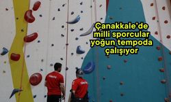 Çanakkale’de milli sporcular yoğun tempoda çalışıyor