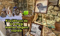 Küçükkuyu’da el emeği eserler beğeni topladı