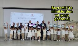 Bayramiç’te miniklerden yıl sonu gösterisi
