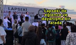 Lapseki’de eğlence ve dayanışma bir arada