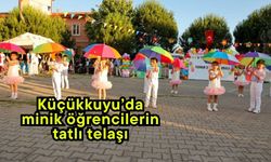 Küçükkuyu’da minik öğrencilerin tatlı telaşı