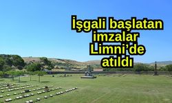 İşgali başlatan imzalar Limni’de atıldı (Video)