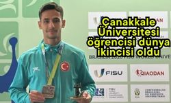 Çanakkale Üniversitesi öğrencisi dünya ikincisi oldu