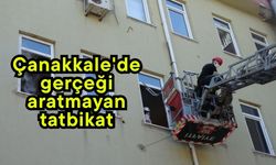 Çanakkale'de gerçeği aratmayan tatbikat