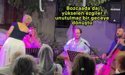 Bozcaada’da yükselen ezgiler unutulmaz bir geceye dönüştü