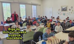 Biga’da mini turnuvada kıyasıya mücadele