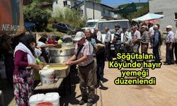 Söğütalan Köyünde hayır yemeği düzenlendi