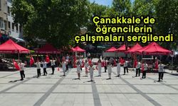 Çanakkale’de öğrencilerin çalışmaları sergilendi