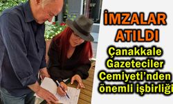 Çanakkale Gazeteciler Cemiyeti’nden önemli işbirliği