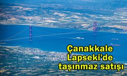 Çanakkale Lapseki'de taşınmaz satışı
