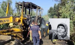 Tarlada uyuyan kadın iş makinesinin altında can verdi