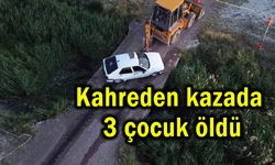 Kahreden kazada 3 çocuk öldü (Video)