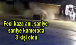 Feci kazada 3 kişi öldü (Video)