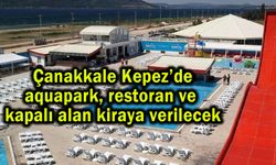 Aquapark, restoran ve kapalı alan kiraya verilecek