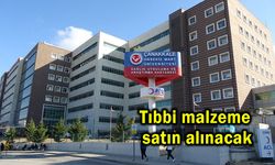 Tıbbi malzeme satın alınacak