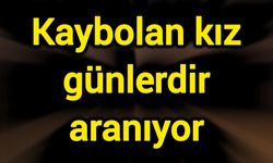Kaybolan kız günlerdir aranıyor