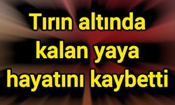 Tırın altında kalan yaya hayatını kaybetti