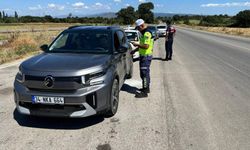 Çanakkale'de trafik denetimi