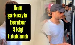 Ünlü şarkıcıyla beraber 4 kişi tutuklandı (Video)