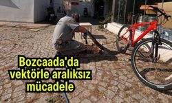 Bozcaada'da vektörle aralıksız mücadele
