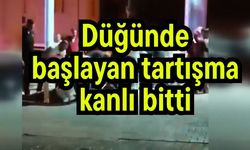 Düğünde başlayan tartışma kanlı bitti (Video)