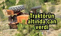 Traktörün altında can verdi