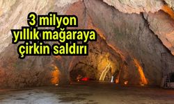 3 milyon yıllık mağaraya çirkin saldırı (Video)