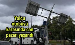 Yolcu otobüsü kazasında can pazarı yaşandı (Video9