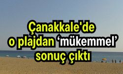 Çanakkale'de o plajdan ‘mükemmel’ sonuç çıktı