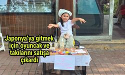 Japonya'ya gitmek için oyuncak ve takılarını satışa çıkardı (Video)