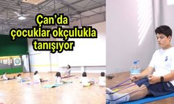 Çanakkale Çan’da çocuklar okçulukla tanışıyor