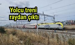 Yolcu treni raydan çıktı