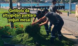 Gelibolu’da altyapıdan parklara yoğun mesai
