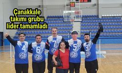 Çanakkale takımı grubu lider tamamladı