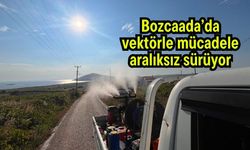 Bozcaada’da vektörle mücadele aralıksız sürüyor
