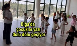 Biga’da çocuklar yazı dolu dolu geçiyor