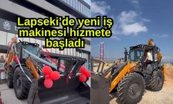 Lapseki’de yeni iş makinesi hizmete başladı