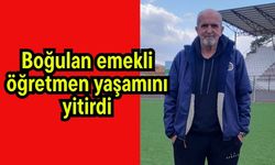 Boğulan emekli öğretmen yaşamını yitirdi