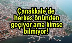 Çanakkale’de herkes önünden geçiyor ama kimse bilmiyor!