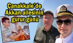 Çanakkale’de Akkan ailesinin gurur günü